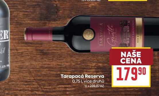 Tarapacá Reserva 0,75l