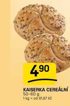 KAISERKA CEREÁLNÍ 50-60 g 