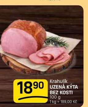 UZENÁ KYTA BEZ KOSTI 100 g 