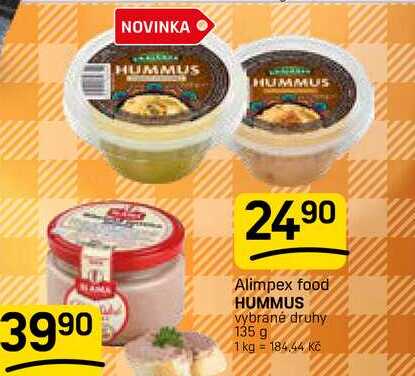 HUMMUS vybrané druhy 135 g