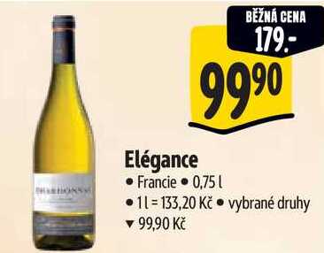 Elégance, 0,75 l