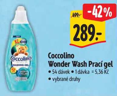 Occolino  Wonder Wash Prací gel, 54 dávek Albert