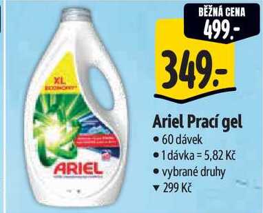 Ariel Prací gel, 60 dávek Albert