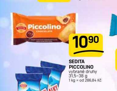 SEDITA PICCOLINO vybrané druhy 31.5-38 g