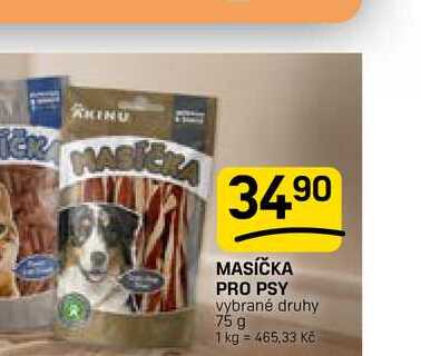 MASIČKA PRO PSY vybrané druhy 75 g