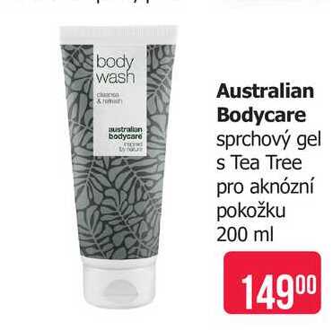 Australian Bodycare sprchový gel s Tea Tree pro aknózní pokožku 200 ml Teta drogerie