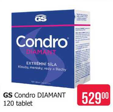 GS Condro DIAMANT 120 tablet Teta drogerie