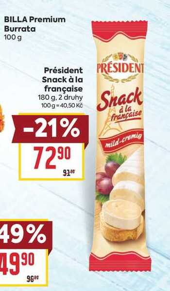 Président Snack à la française 180 g
