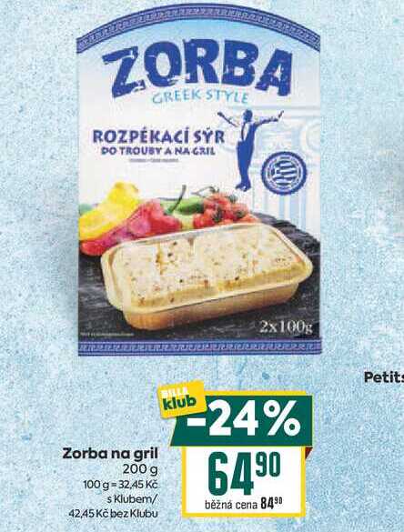Zorba na gril 200 g 