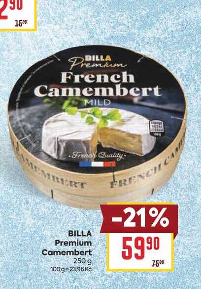 BILLA Premium Camembert 250 g 