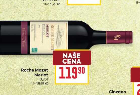 Roche Mazet Merlot 0,751 