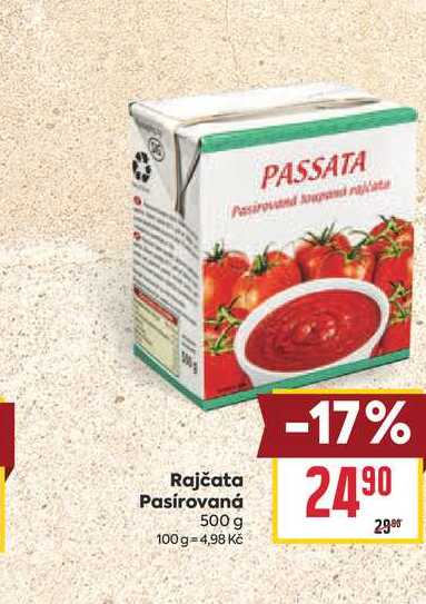 Rajčata Pasírovaná 500 g