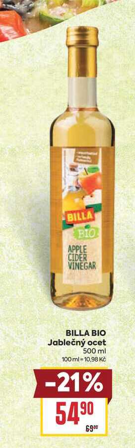 BILLA BIO Jablečný ocet 500 ml