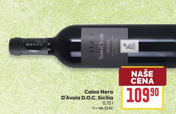 Caleo Nero D'Avola D.O.C. Sicilia 0,75l