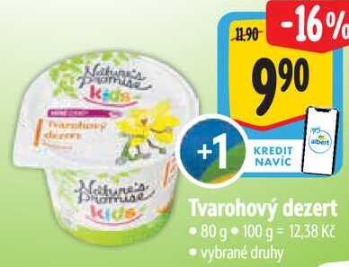 Tvarohový dezert, 80 g  