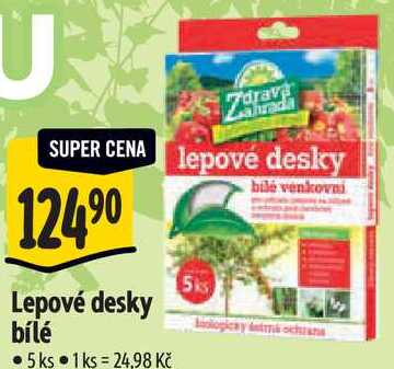 Lepové desky bílé ,5 ks Albert