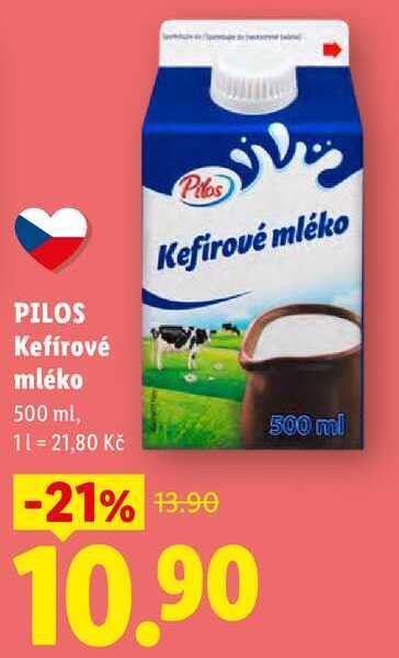 Pilos Kefírové mléko, 500 ml