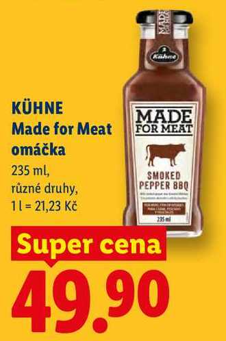 KÜHNE Made for Meat omáčka, 235 ml