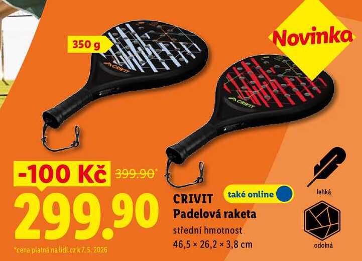 CRIVIT Padelová raketa