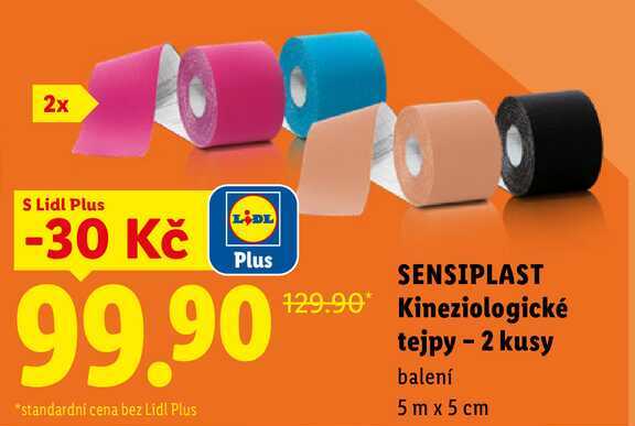 SENSIPLAST Kineziologické tejpy - 2 kusy