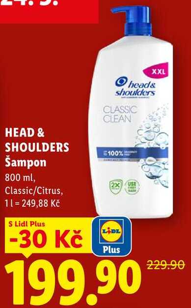 HEAD & SHOULDERS Šampon, 800 ml Lidl