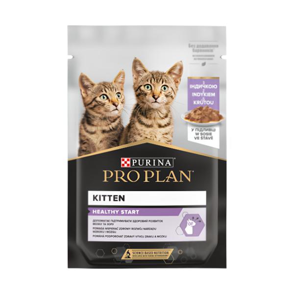 ProPlan Kitten Healthy Start, krůtí kapsička pro koťata