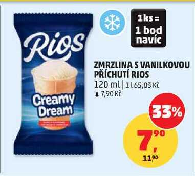 ZMRZLINA S VANILKOVOU PŘÍCHUTÍ RIOS, 120 ml