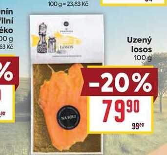 Uzený losos 100 g 