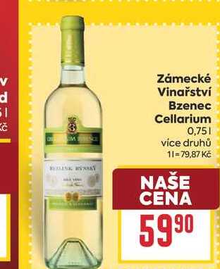 Zámecké Vinařství Bzenec Cellarium 0,75l