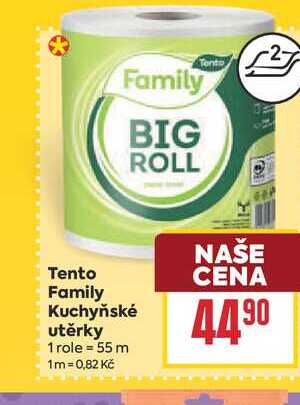 Tento Family Kuchyňské utěrky 1 role BILLA