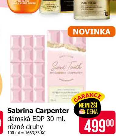 Sweet Tooth Sabrina Carpenter dámská EDP 30 ml