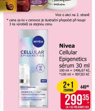 Nivea Cellular Epigenetics sérum 30 ml Teta drogerie