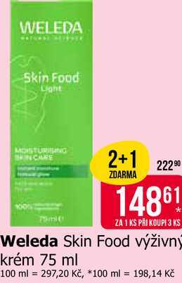 Weleda Skin Food výživný krém 75 ml Teta drogerie