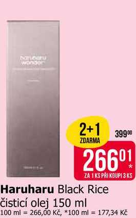 Haruharu Black Rice čisticí olej 150 ml Teta drogerie