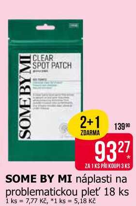 SOME BY MI náplasti na problematickou pleť 18 ks Teta drogerie