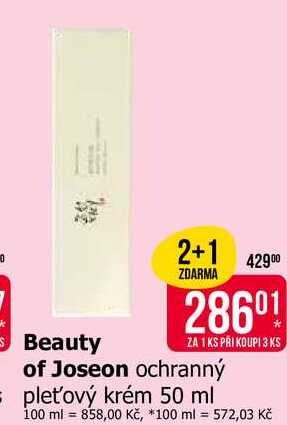 Beauty of Joseon ochranný pleťový krém 50 ml Teta drogerie