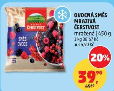 OVOCNÁ SMĚS MRAZIVÁ ČERSTVOST, 450 g 