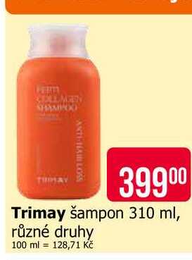 Trimay šampon 310 ml, různé druhy Teta drogerie