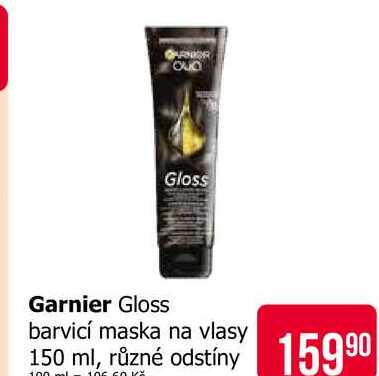 Garnier Gloss barvicí maska na vlasy 150 ml, různé odstíny Teta drogerie