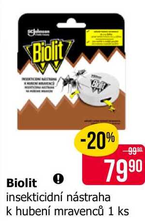 Biolit insekticidní nástraha k hubení mravenců 1 ks Teta drogerie