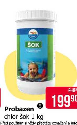 Probazen chlor šok 1 kg Teta drogerie