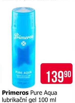 Primeros Pure Aqua lubrikační gel 100 ml Teta drogerie