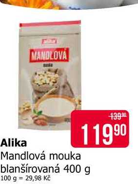 Alika Mandlová mouka blanšírovaná 400 g