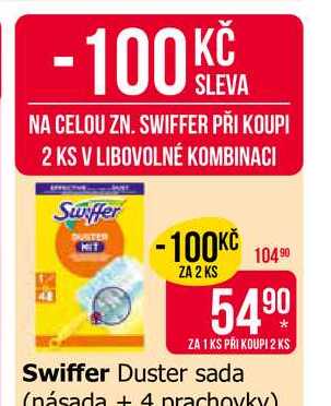 Swiffer Duster sada (násada + 4 prachovky) Teta drogerie