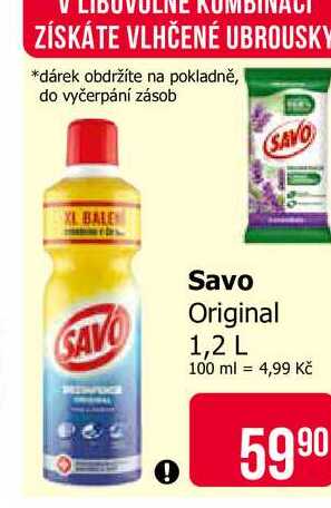 Savo Original 1,2 L Teta drogerie