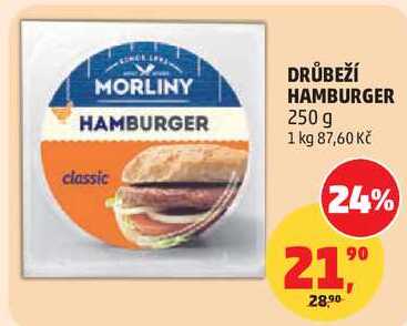 DRŮBEŽÍ HAMBURGER, 250 g