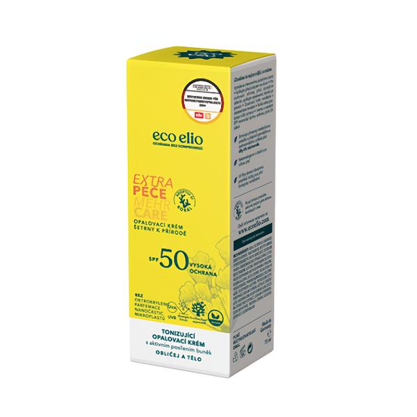 Eco elio Opalovací krém Extra péče OF 50 Košík.cz
