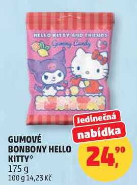 GUMOVÉ BONBONY HELLO KITTY, 175 g