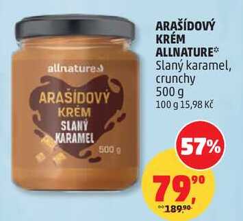 ARAŠÍDOVÝ KRÉM ALLNATURE*, 500 g