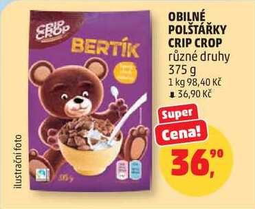 OBILNÉ POLŠTÁŘKY CRIP CROP, 375 g